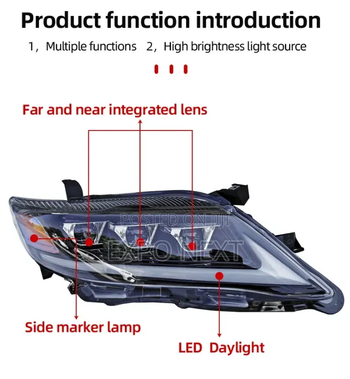 Toyota Camry 2007-2011 Led Headlight New Upgrade