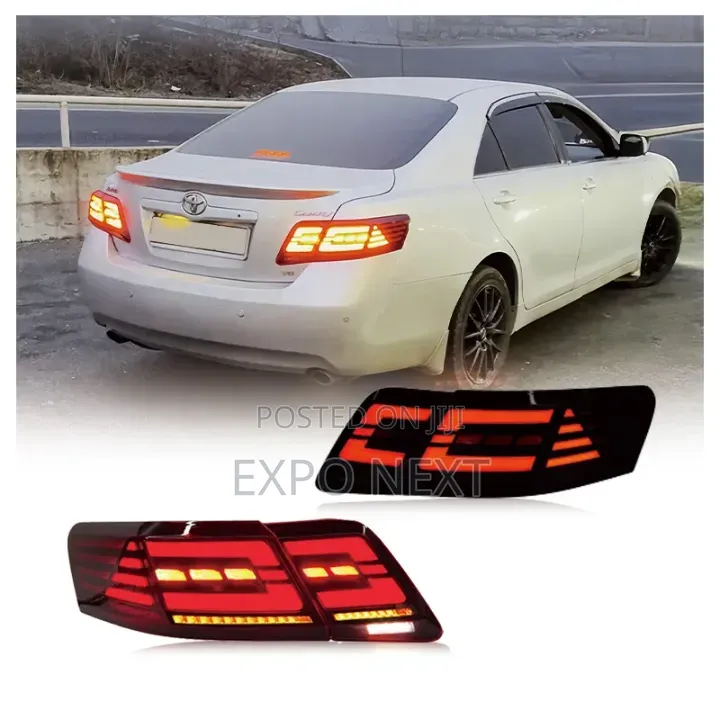 Camry 2007-2011 Red, Smoked Black Led Tail Lights