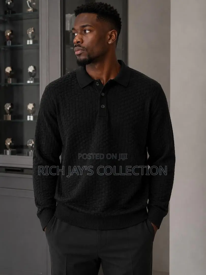 Men Quarter Zip Long