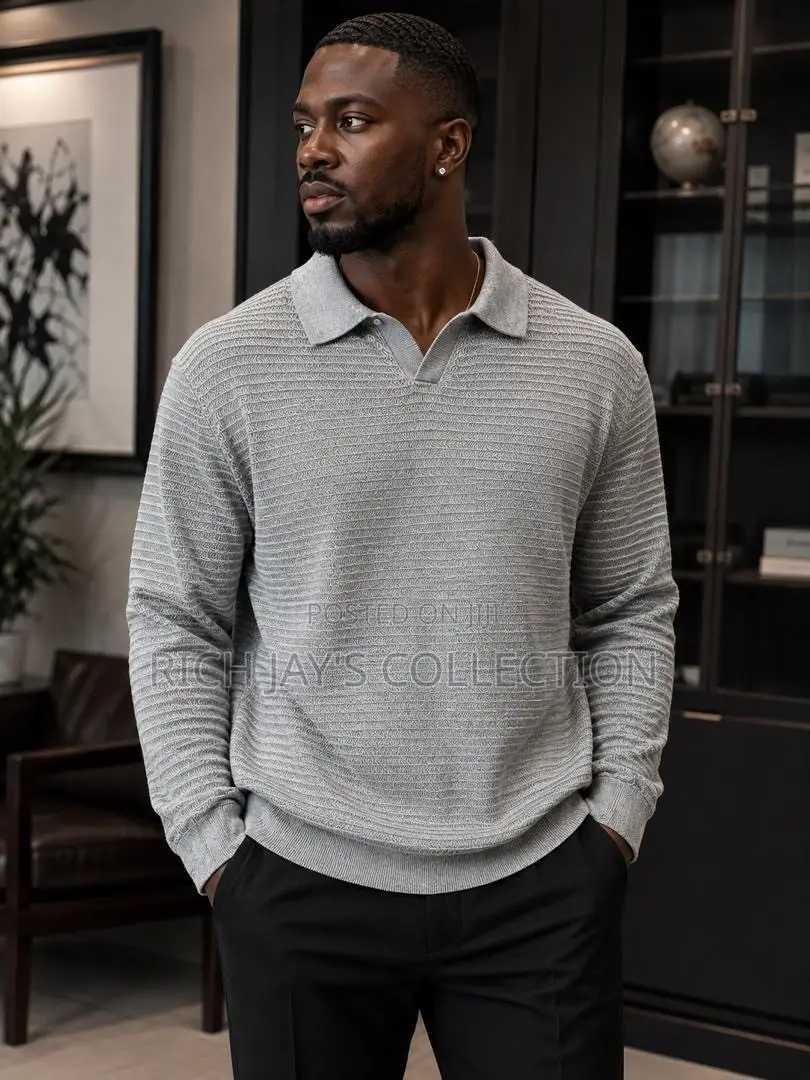 Men Quarter Zip Long