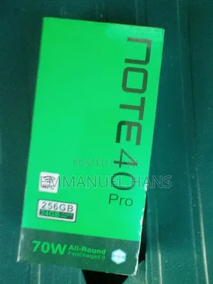 New Infinix Note 40 Pro 256 GB Bronze