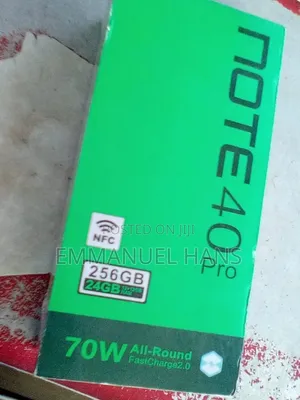 New Infinix Note 40 Pro 256 GB Bronze