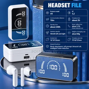V9 TWS Wireless Earbuds Bluetooth 5.2
