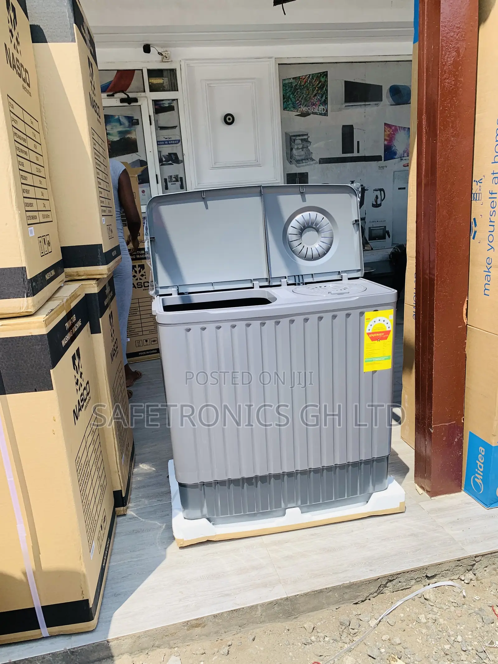 Most Original Nasco 11KG Twin Tub Washing Machine NAS-11-TW