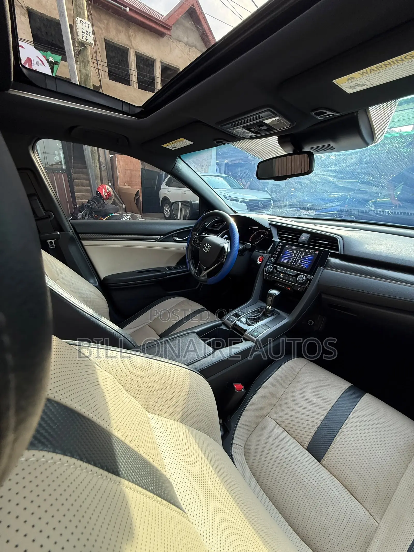 Honda Civic Sport Touring Hatchback 2019 Gray
