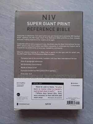 NIV Super Giant Print Reference Bible
