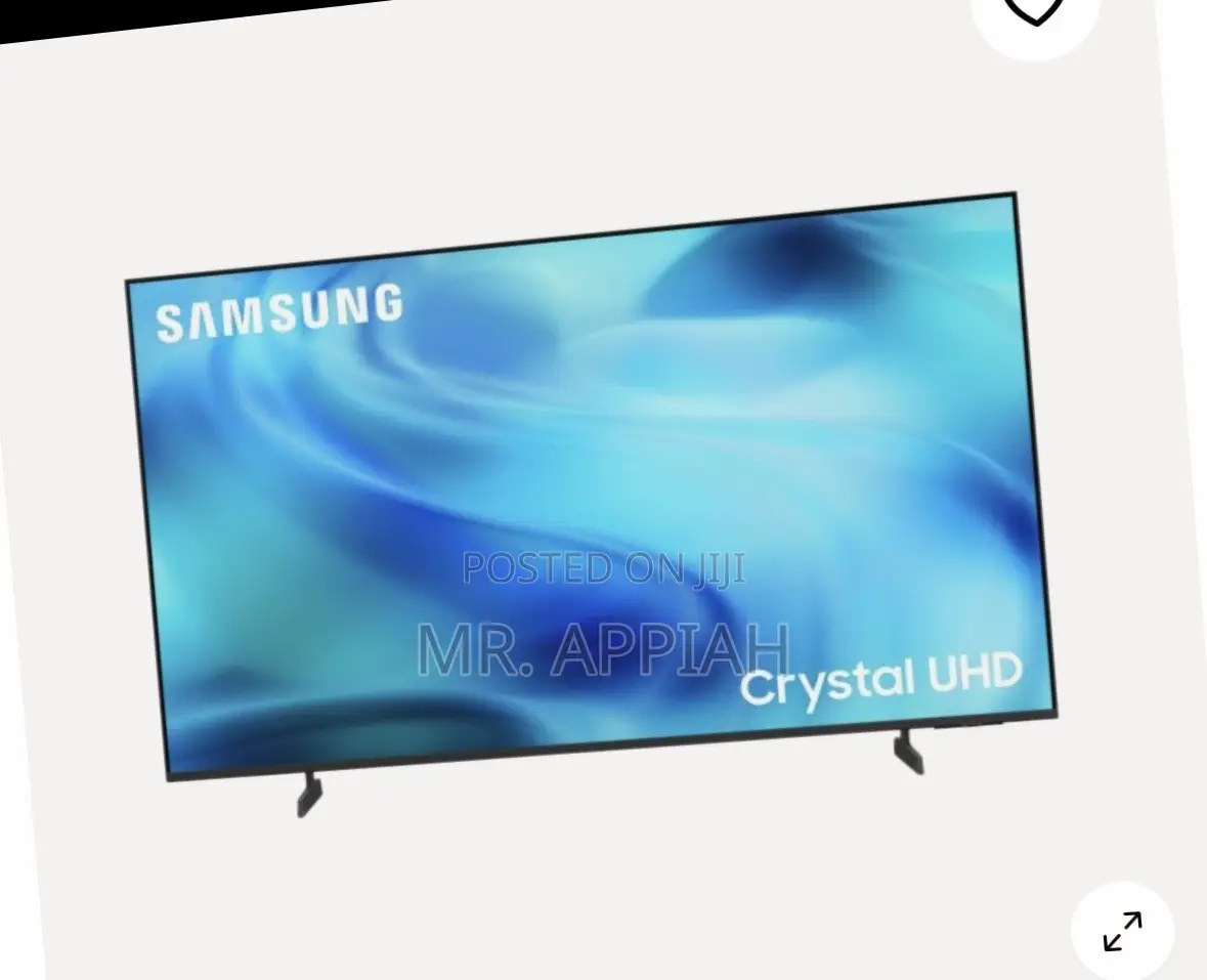 Shop Sleek Samsung Crystal Uhd 4k Smart TV(65U8000H) Black