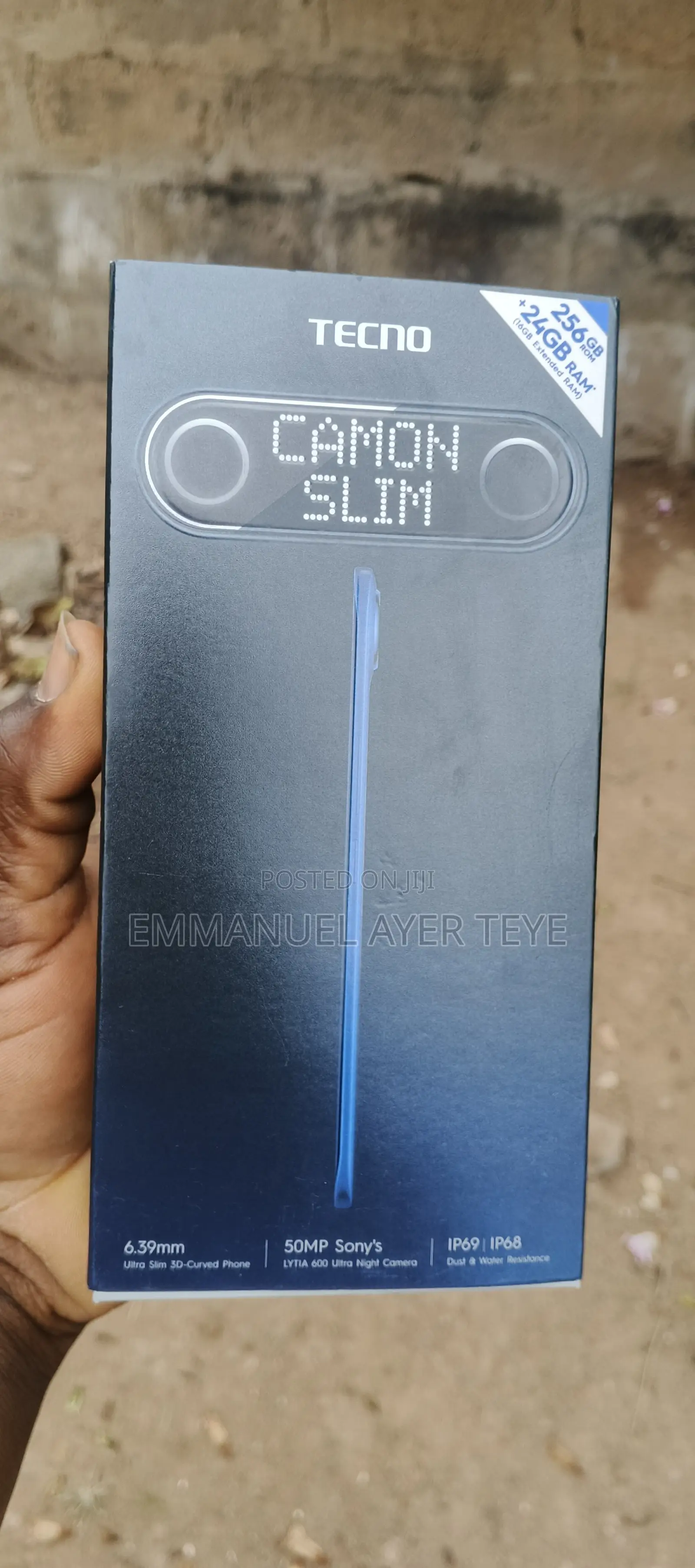 New Tecno Camon Slim 256 GB Blue