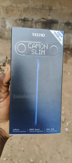 New Tecno Camon Slim 256 GB Blue