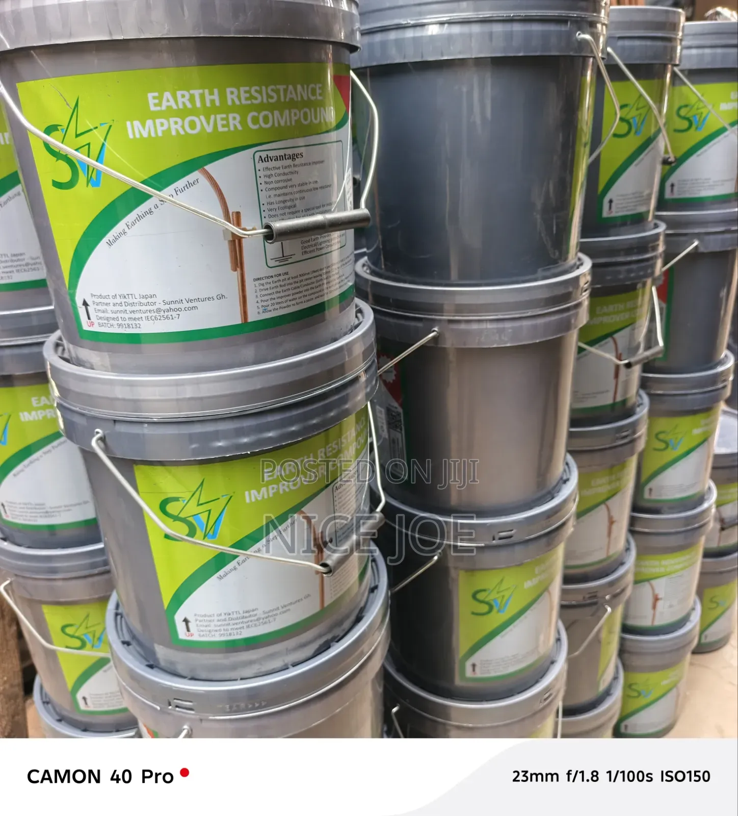 Earth Resistance Improver Compound and Earth Rod of All Kinds of Sizes