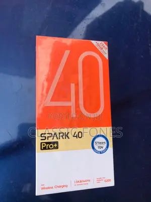 New Tecno Spark 40 Pro+ 256 GB Black
