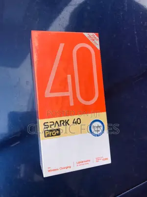 New Tecno Spark 40 Pro+ 256 GB Black