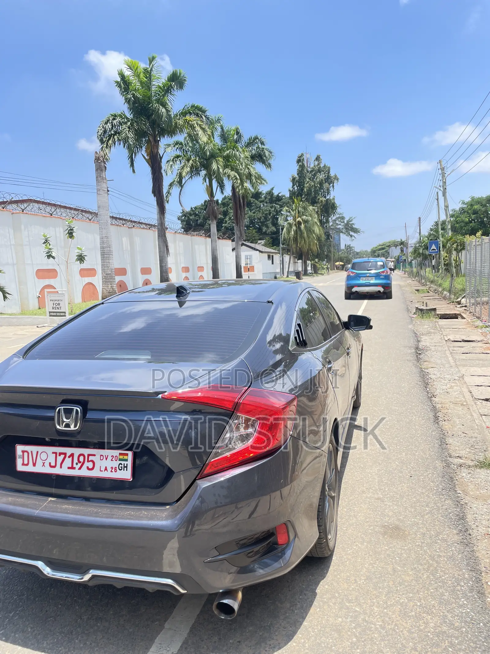 Honda Civic EX Sedan 2019 Gray