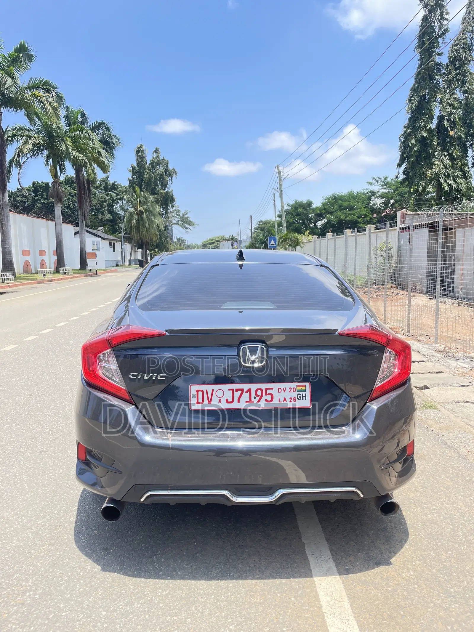 Honda Civic EX Sedan 2019 Gray