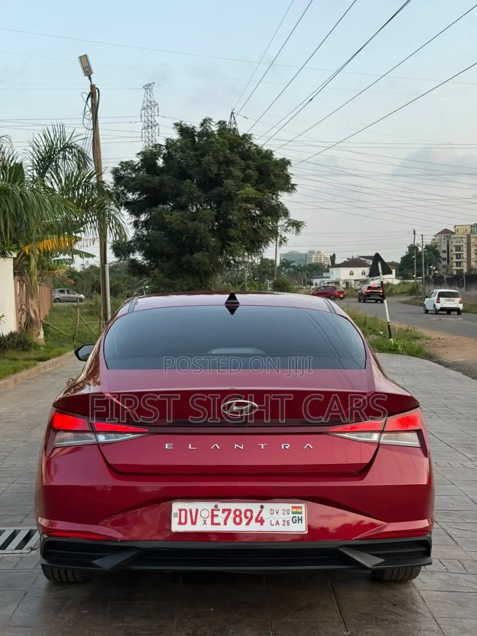 Hyundai Elantra Limited 2021 Red