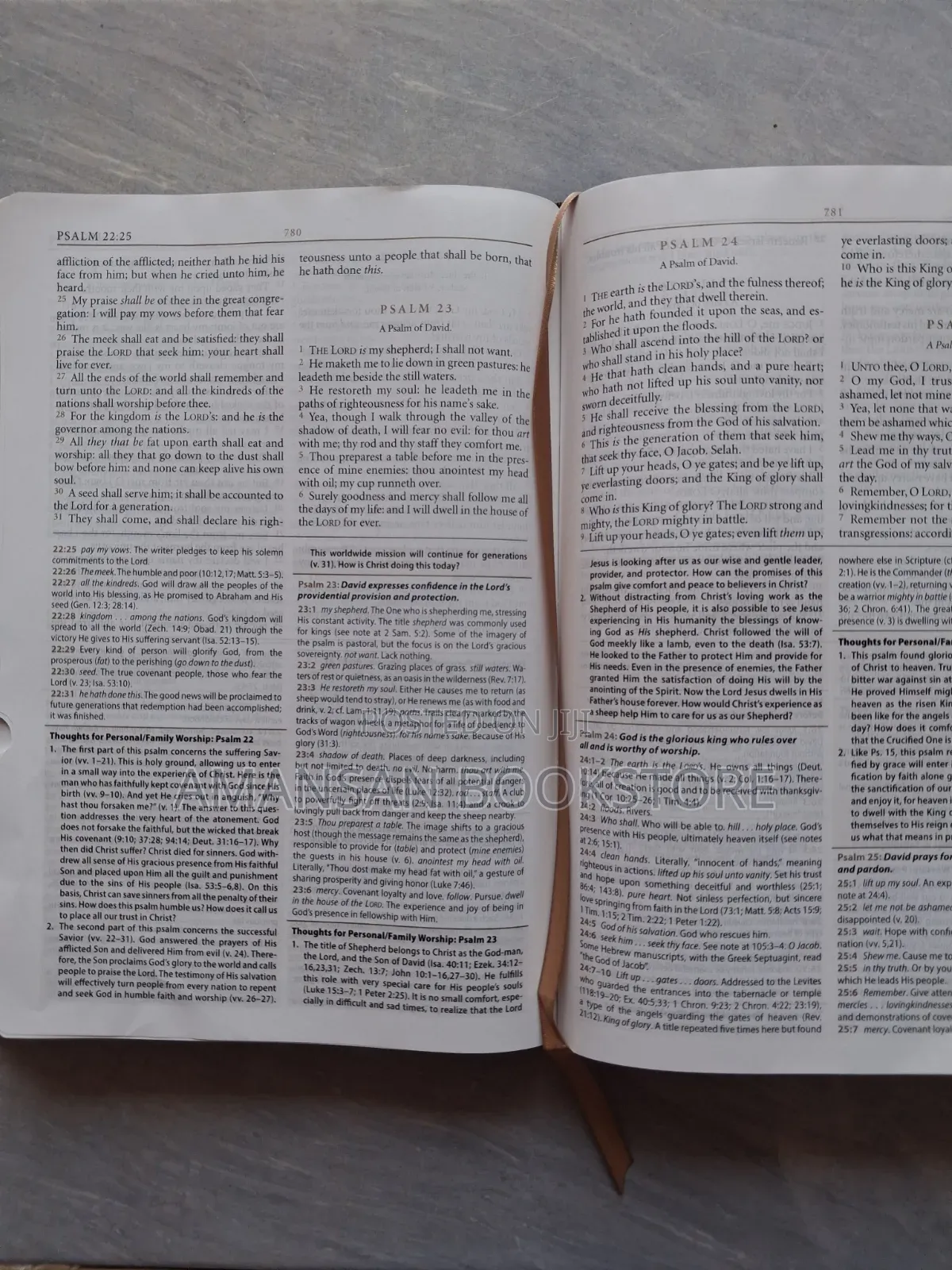KJV Study Bible With Index Tabs