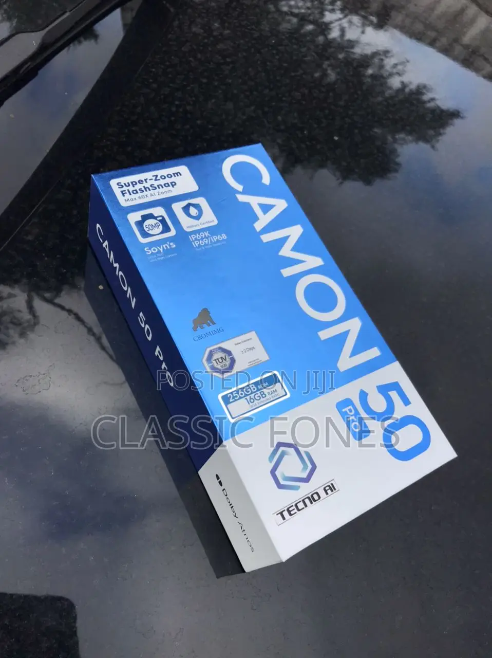 New Tecno Camon 50 Pro 256 GB Black