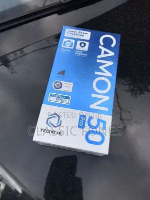 New Tecno Camon 50 Pro 256 GB Black