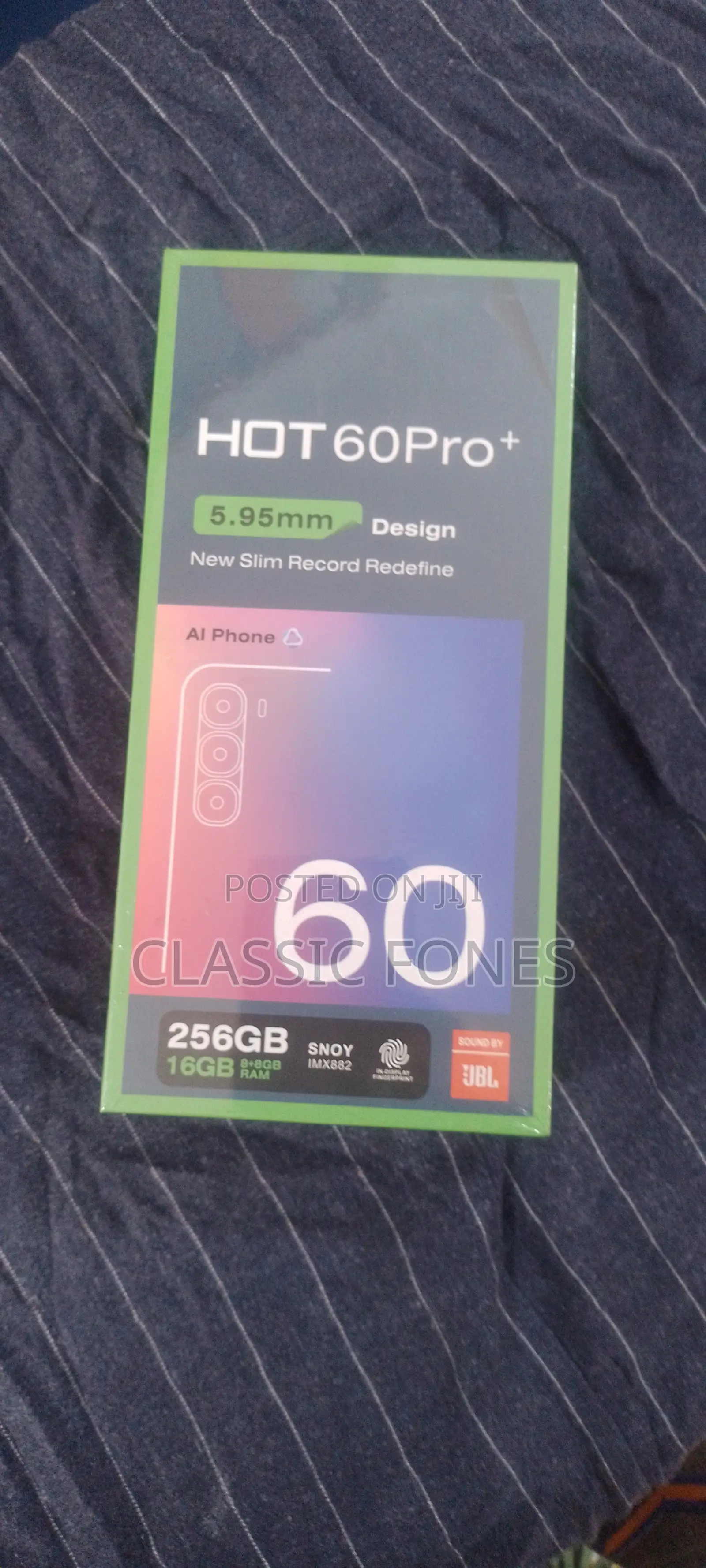 New Infinix Hot 60 Pro+ 256 GB Black