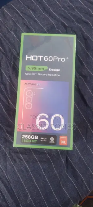 New Infinix Hot 60 Pro+ 256 GB Black