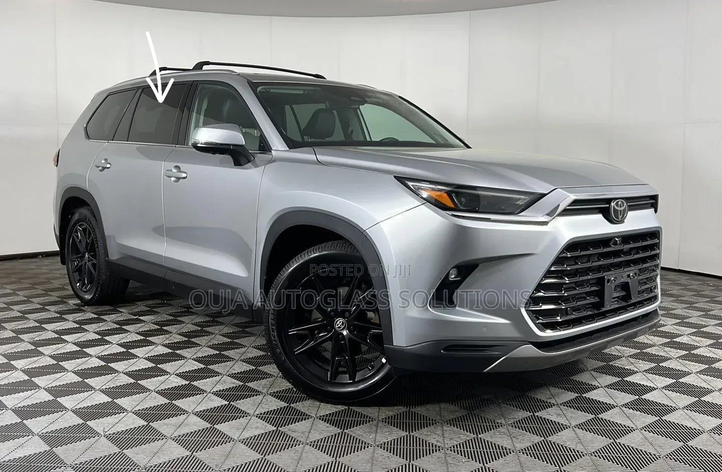 Toyota Grand Highlander Rear Right Door Glass Available