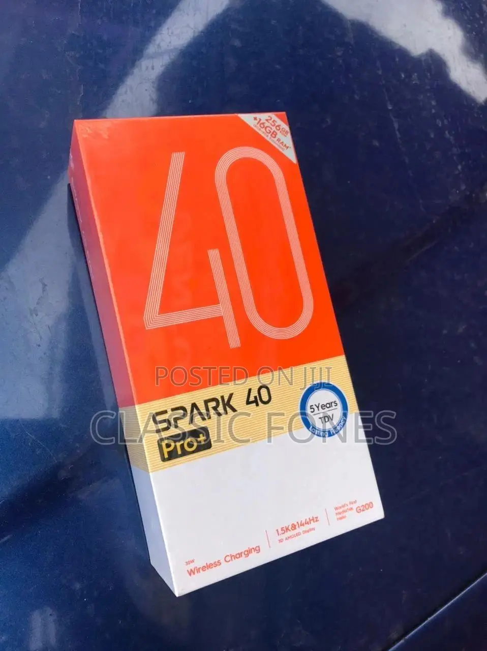New Tecno Spark 40 Pro+ 256 GB Black