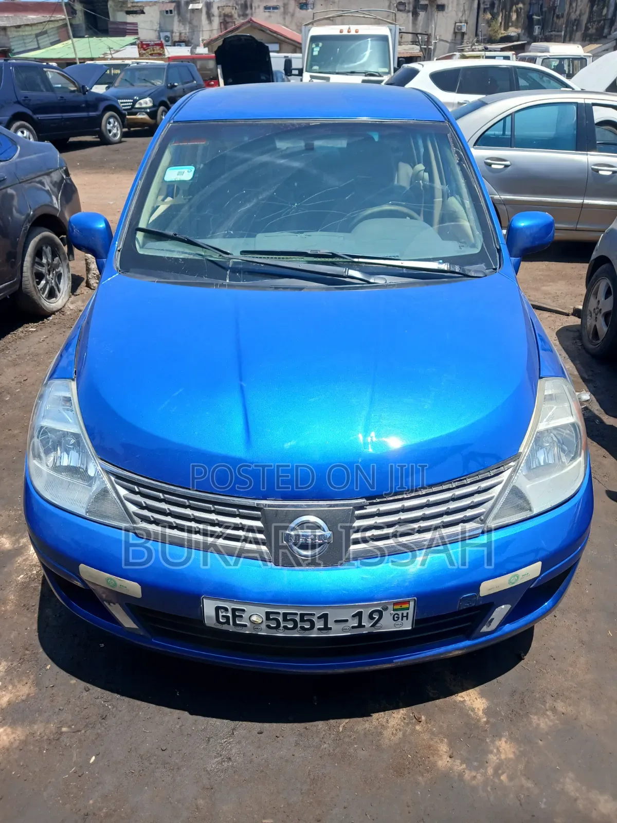 Nissan Versa 1.8 S 2008 Blue