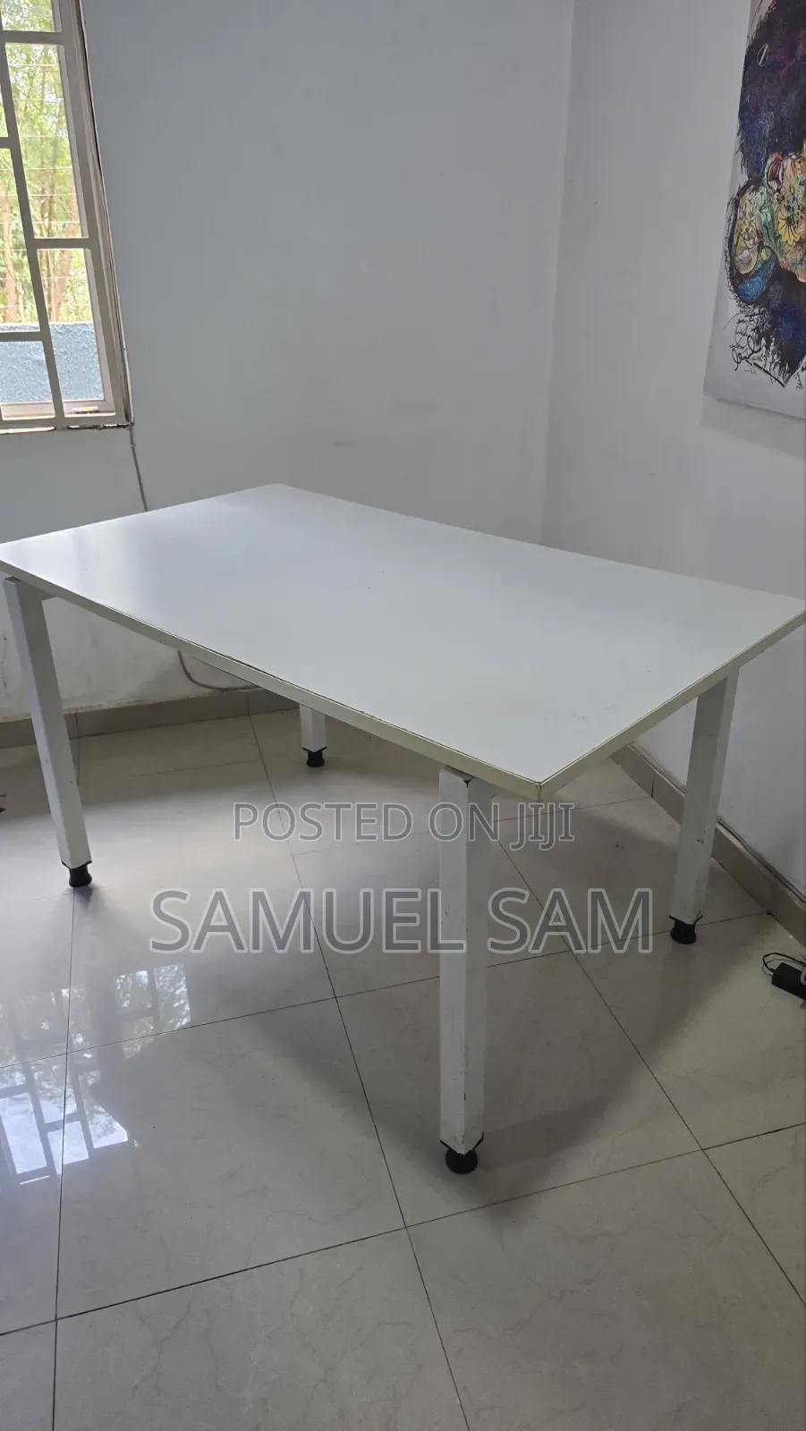 White Wooden Table