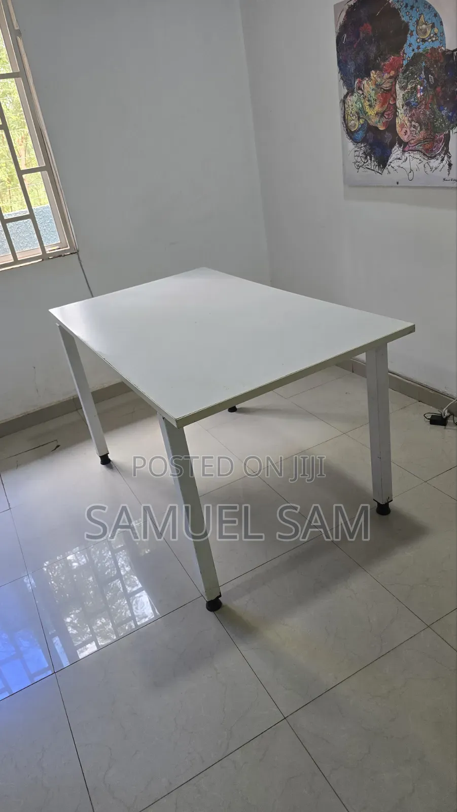 White Wooden Table