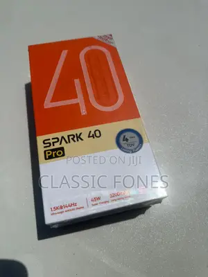 New Tecno Spark 40 Pro 256 GB Black