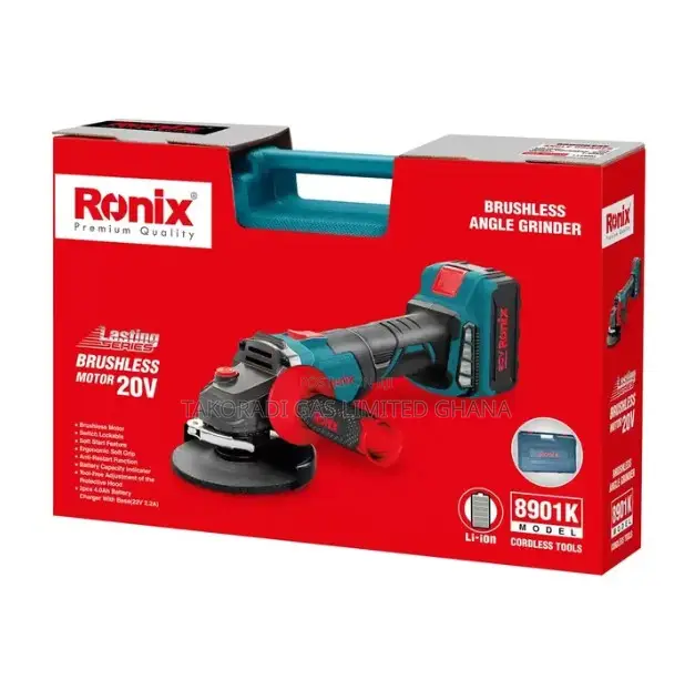 Mini Angle Grinder Kit - Brushless / Codeless 8901K RONIX