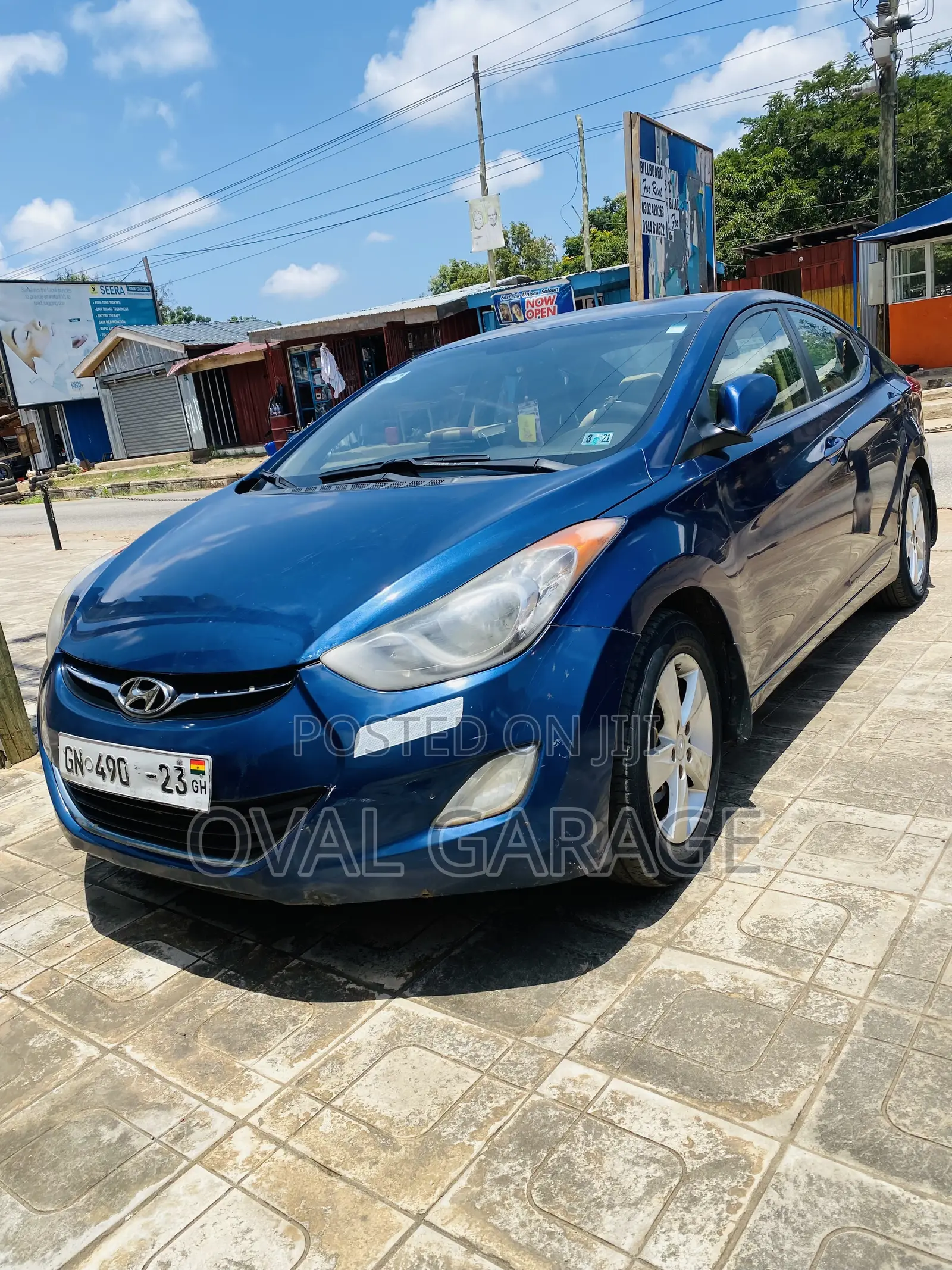 Hyundai Elantra GLS Sedan FWD (1.8L 4cyl 6A) 2013 Blue