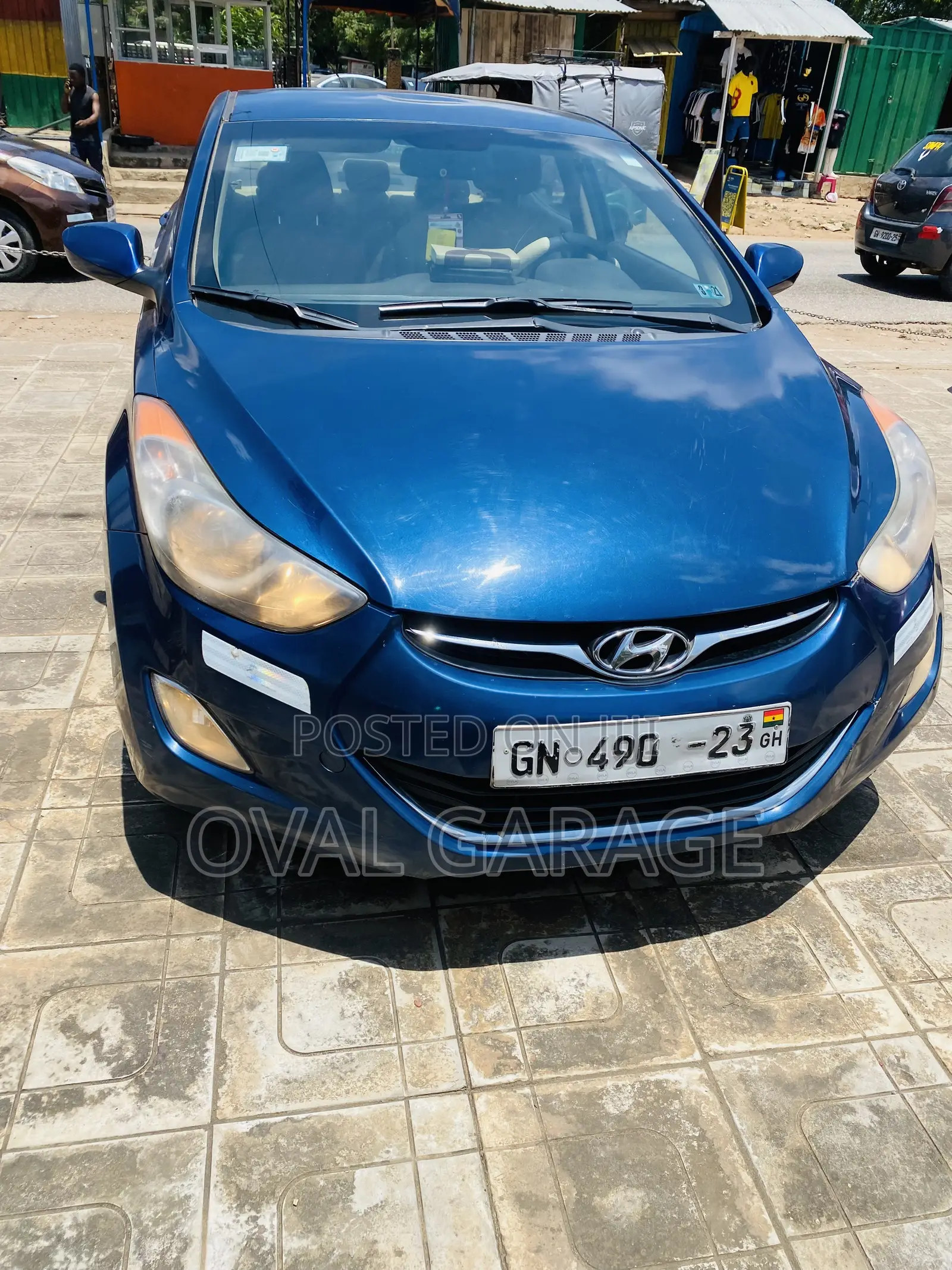 Hyundai Elantra GLS Sedan FWD (1.8L 4cyl 6A) 2013 Blue