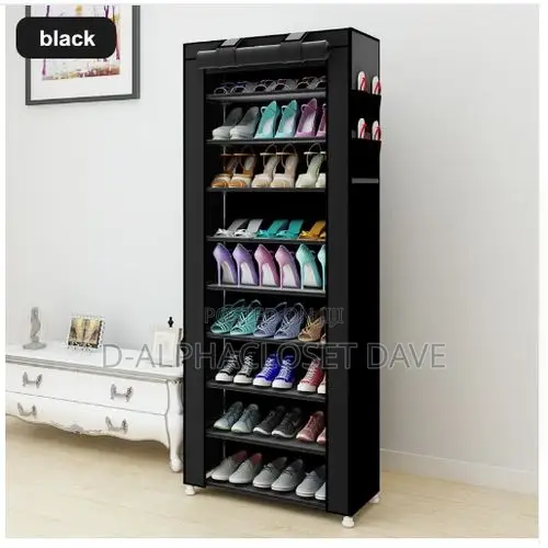9 Layers Shoe Wardrobe, Black