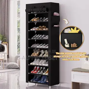 9 Layers Shoe Wardrobe, Black