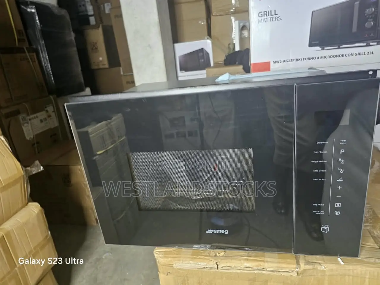 Smeg Built-in Microwave, the FMI125N