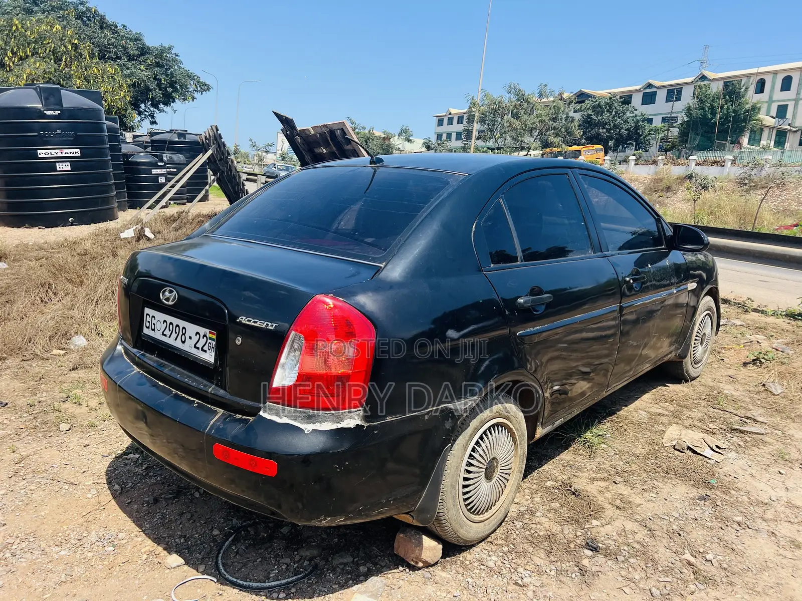 Hyundai Accent 2008 Black