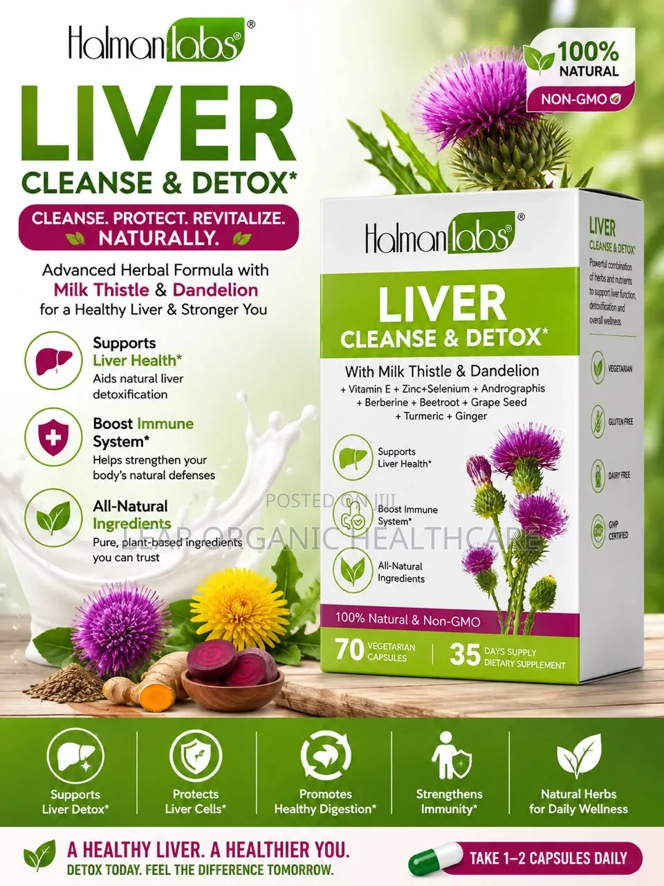 Organic Liver Cleanse and Detox