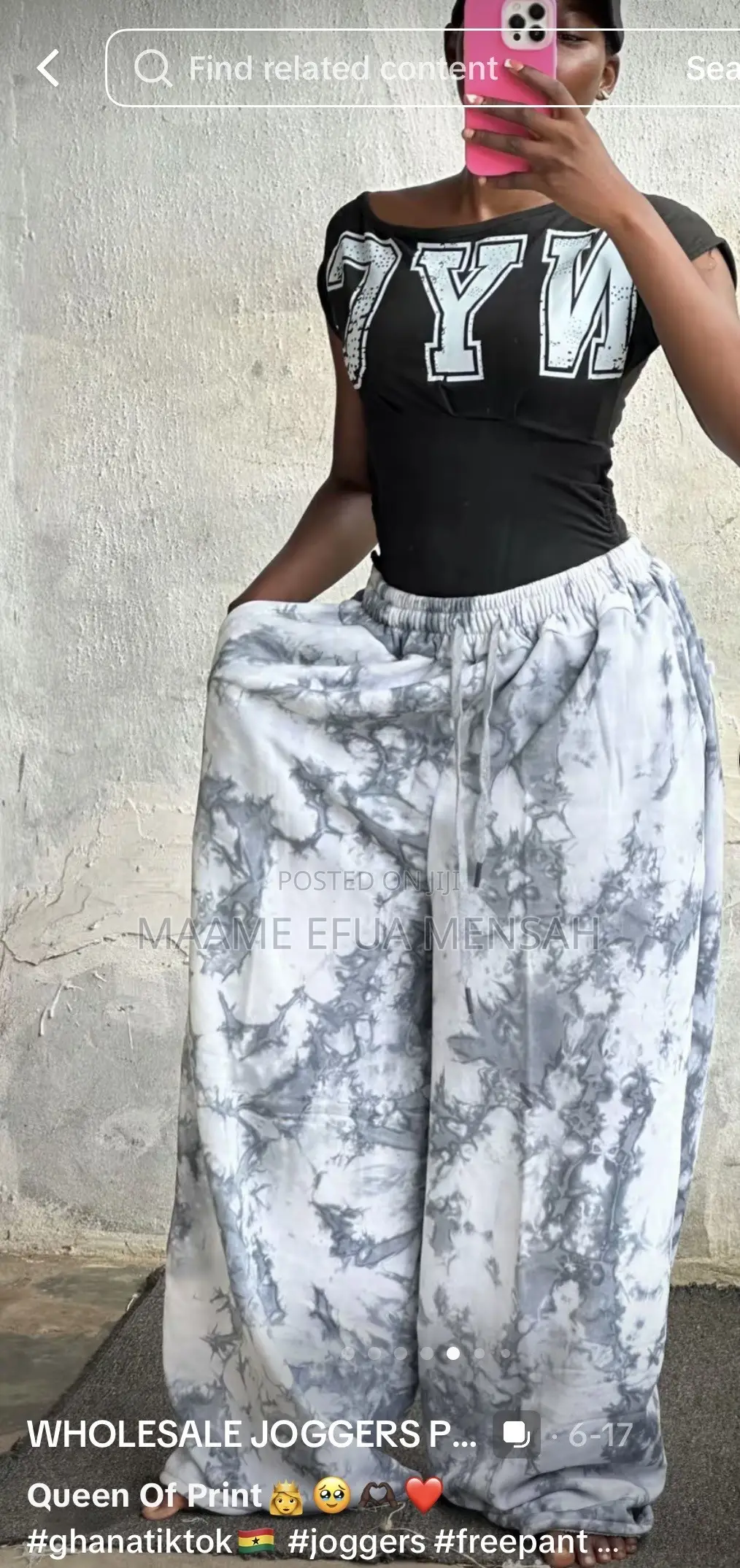 Adire Baggy Joggers