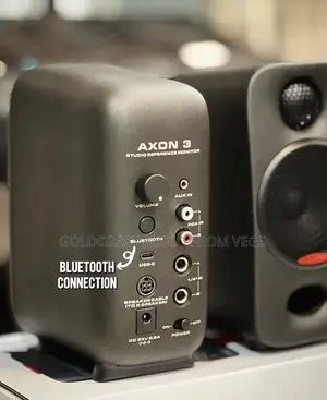 NUX AXON 3 Studio Reference Monitor,3/8" Mounting Socket, 4-Pin Black