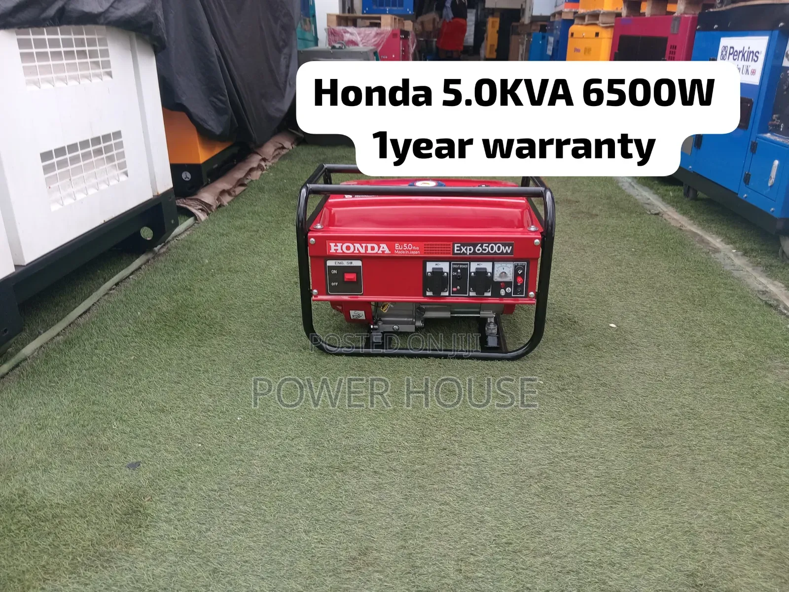 Honda 6500W Heavy Duty Genset – Reliable, Durable & Ready to Handle