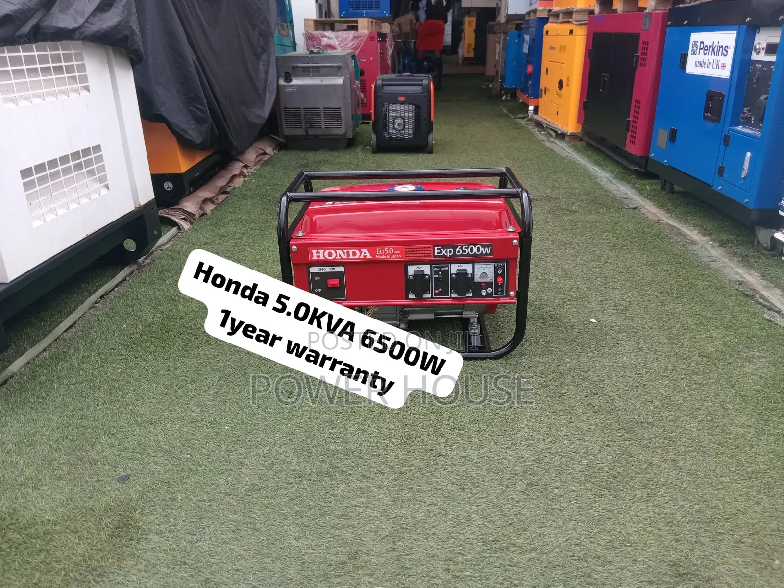 Honda 6500W Heavy Duty Genset – Reliable, Durable & Ready to Handle