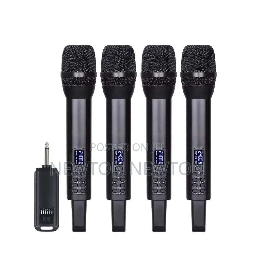 4in1 Wireless Rechargeable Microphone