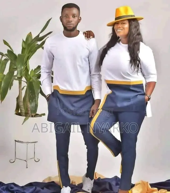 Custom Matching Couple's Kaftan Set