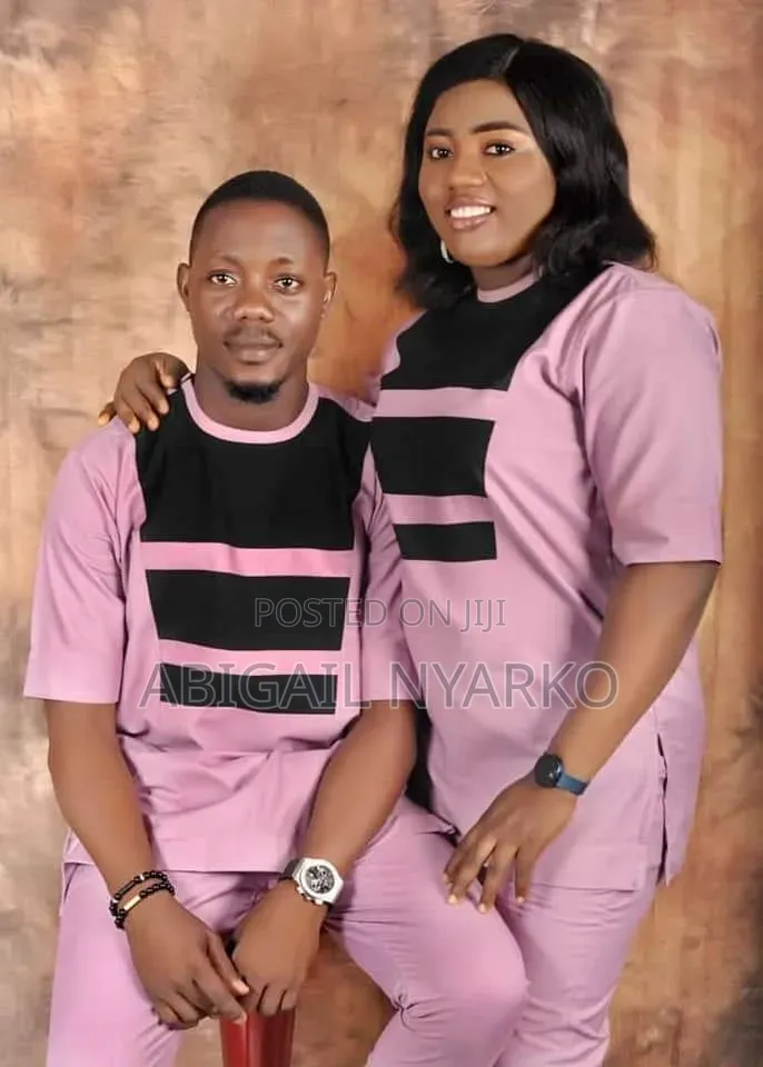 Custom Matching Couple's Kaftan Set