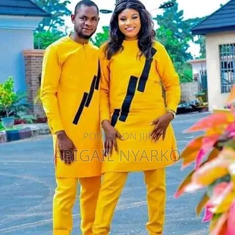 Custom Matching Couple's Kaftan Set