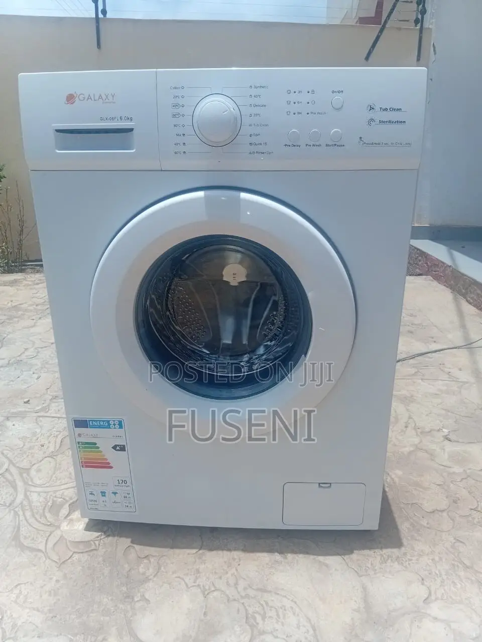 GLX-06FL Fully Automatic 6kg Front Load Washing Machine - White