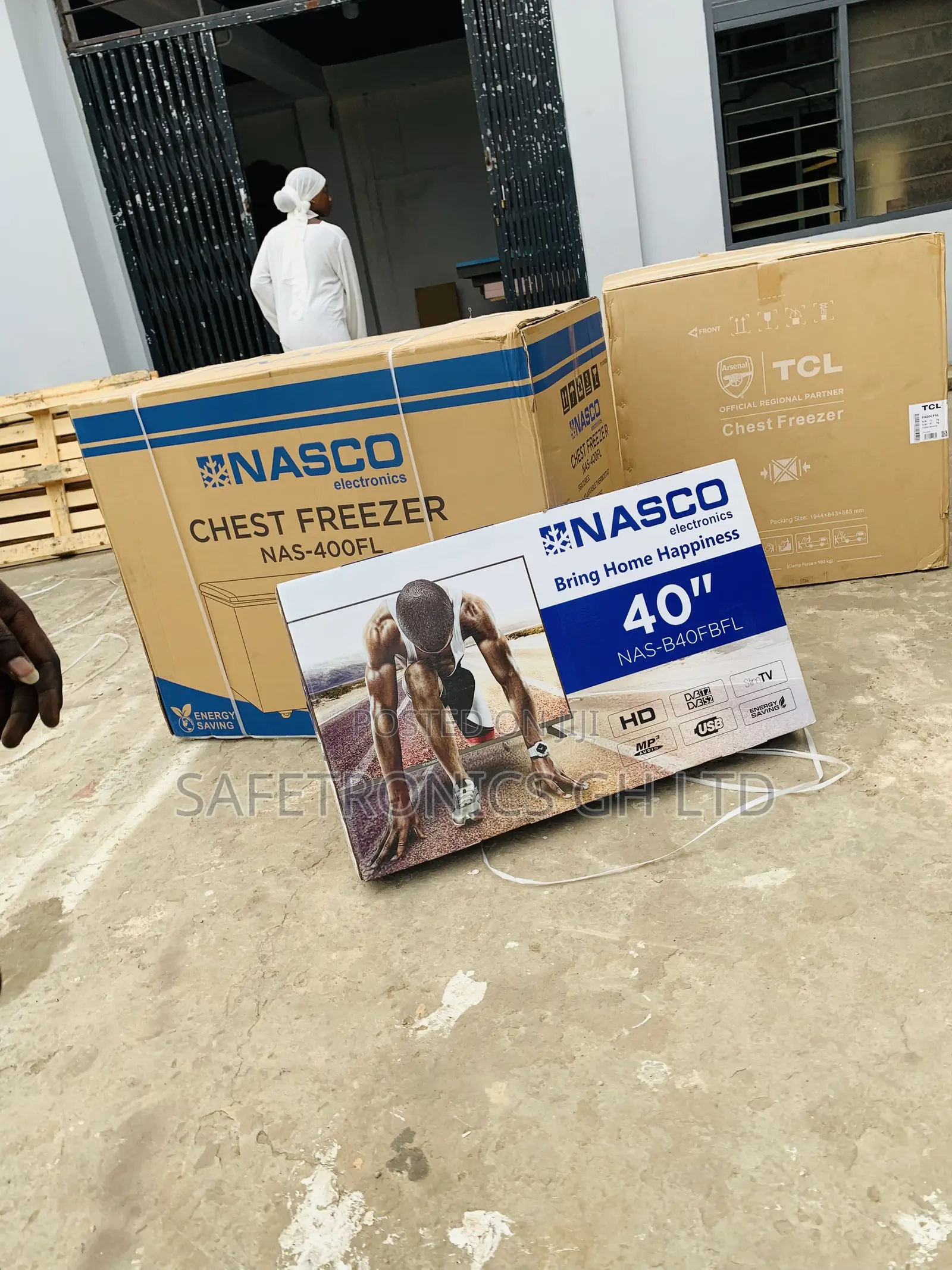 Long Lasting NASCO 40′′ SATELLITE TV – (NAS-P40FBD)