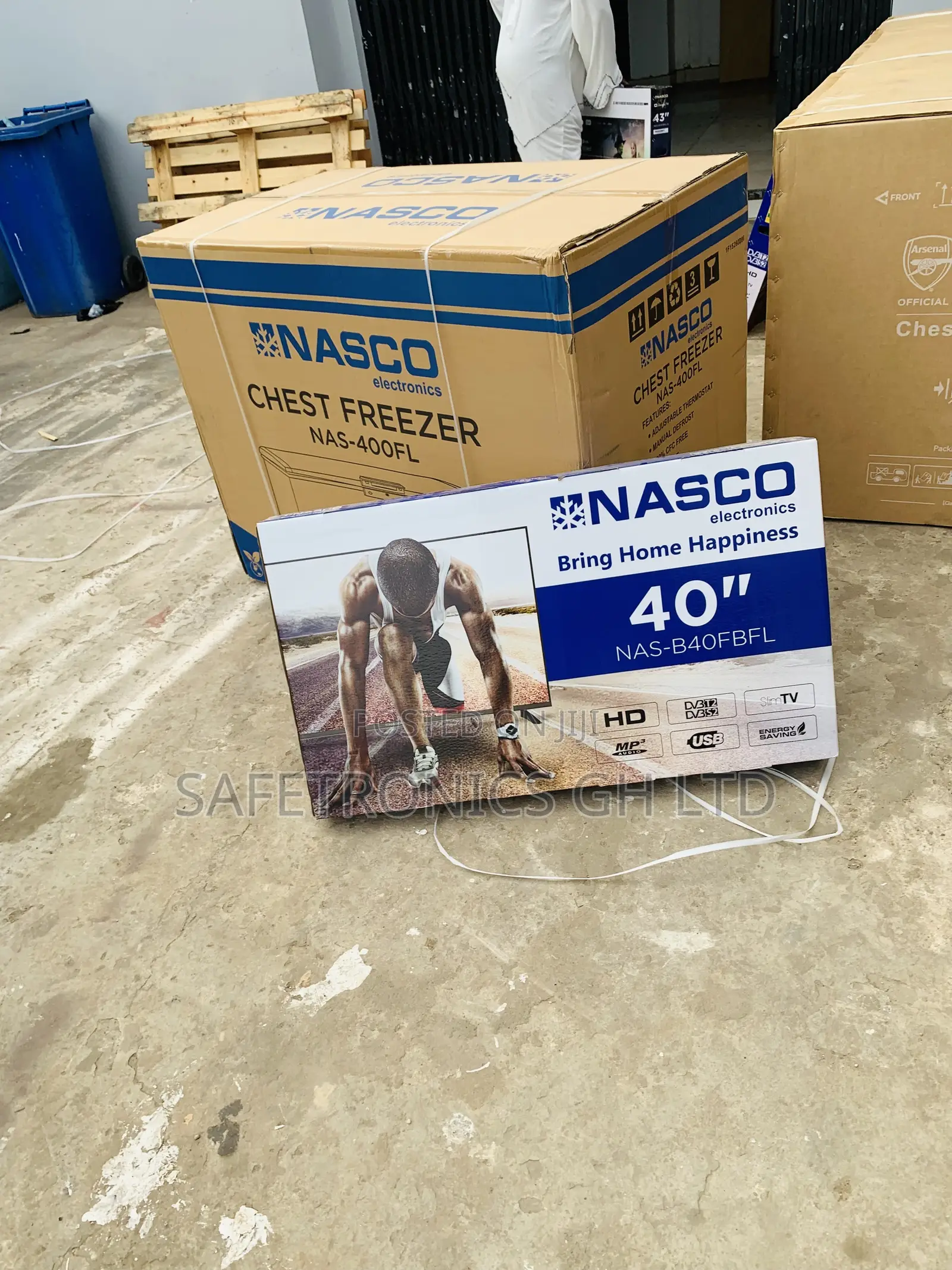 Long Lasting NASCO 40′′ SATELLITE TV – (NAS-P40FBD)