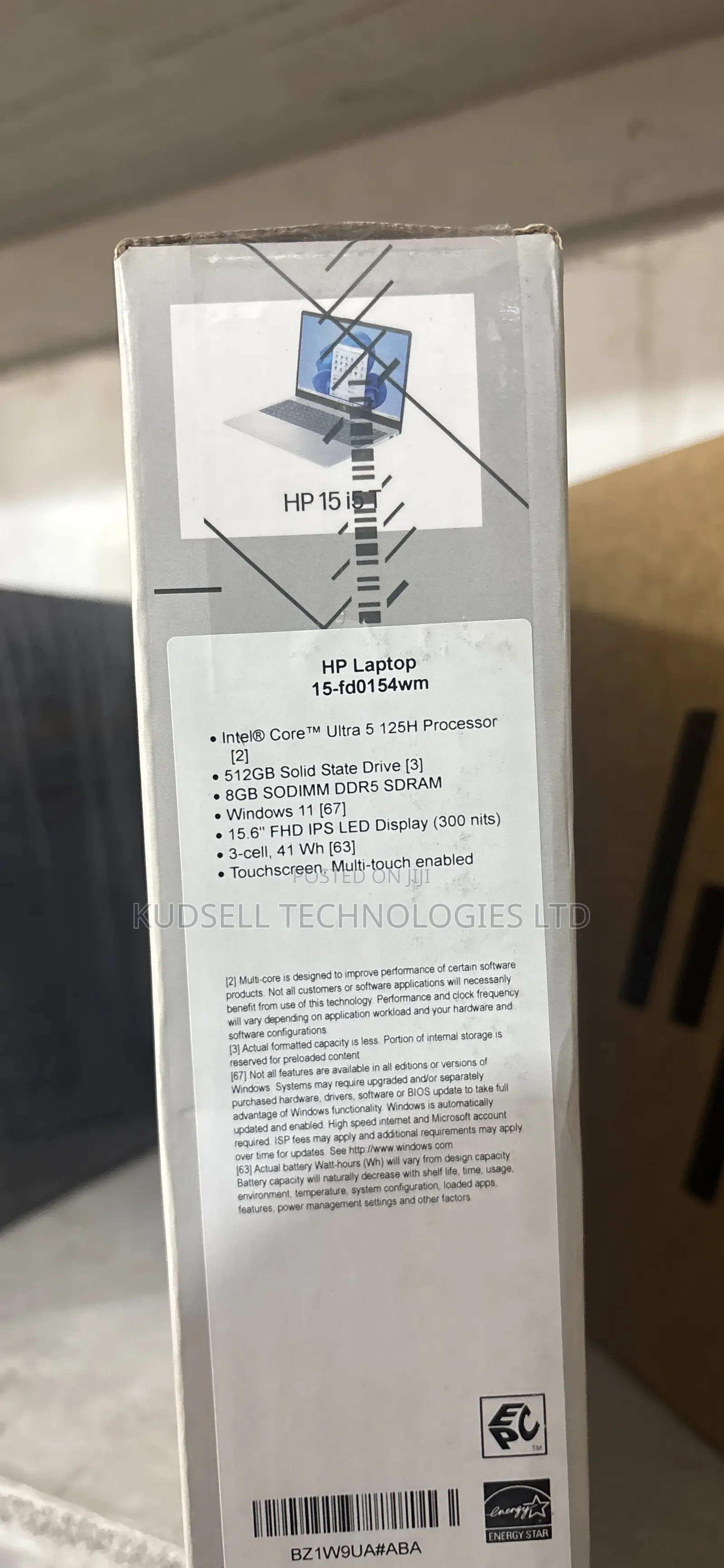 New Laptop HP 15 8GB Intel Core Ultra 5 SSD 512GB